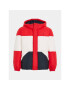 Tommy Hilfiger Vatovaná bunda Essential Colorblock KB0KB08559 S Červená Regular Fit - Pepit.cz