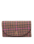 Tommy Hilfiger Velká dámská peněženka Life Large Wallet Check AW0AW13642 Hnědá - Pepit.cz