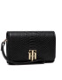 Tommy Hilfiger Velká dámská peněženka Th Lock Med Flap Wallet Snake AW0AW10532 Černá - Pepit.cz