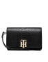 Tommy Hilfiger Velká dámská peněženka Th Lock Med Flap Wallet Snake AW0AW10532 Černá - Pepit.cz