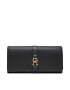 Tommy Hilfiger Velká dámská peněženka Th Plush Lrg Flap Wallet AW0AW14234 Černá - Pepit.cz