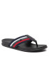 Tommy Hilfiger Žabky Corporate Mix Materials Sandal FM0FM04069 Tmavomodrá - Pepit.cz