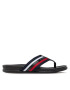 Tommy Hilfiger Žabky Corporate Mix Materials Sandal FM0FM04069 Tmavomodrá - Pepit.cz