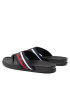 Tommy Hilfiger Žabky Corporate Mix Materials Sandal FM0FM04069 Tmavomodrá - Pepit.cz