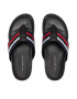 Tommy Hilfiger Žabky Corporate Mix Materials Sandal FM0FM04069 Tmavomodrá - Pepit.cz