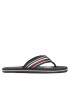 Tommy Hilfiger Žabky Corporate Stripes Beach Sandal FM0FM04407 Tmavomodrá - Pepit.cz