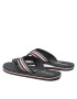 Tommy Hilfiger Žabky Corporate Stripes Beach Sandal FM0FM04407 Tmavomodrá - Pepit.cz