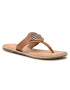 Tommy Hilfiger Žabky Essential Leather Flat Sandal FW0FW05620 Hnědá - Pepit.cz