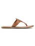 Tommy Hilfiger Žabky Essential Leather Flat Sandal FW0FW05620 Hnědá - Pepit.cz