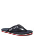 Tommy Hilfiger Žabky Print Beach Sandal FM0FM04618 Tmavomodrá - Pepit.cz