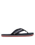 Tommy Hilfiger Žabky Print Beach Sandal FM0FM04618 Tmavomodrá - Pepit.cz