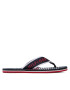 Tommy Hilfiger Žabky Stripe Beach Sandal FM0FM04305 Tmavomodrá - Pepit.cz