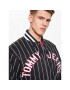 Tommy Jeans Bunda bomber Pinstripe DM0DM15917 Černá Relaxed Fit - Pepit.cz