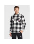 Tommy Jeans Bunda pro přechodné období Sherpa Flannel DM0DM15132 Šedá Regular Fit - Pepit.cz