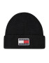 Tommy Jeans Čepice Tjm Travel Short Beanie AM0AM08716 Černá - Pepit.cz