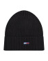 Tommy Jeans Čepice Tjw Ess Flag Beanie AW0AW10705 Černá - Pepit.cz