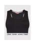 Tommy Jeans Curve Top Logo DW0DW13157 Černá Cropped Fit - Pepit.cz