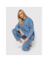 Tommy Jeans džínová košile Chambray Badge DW0DW13713 Modrá Boyfriend Fit - Pepit.cz