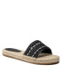 Tommy Jeans Espadrilky Colored Laces Flat Sandal EN0EN01438 Černá - Pepit.cz