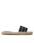 Tommy Jeans Espadrilky Colored Laces Flat Sandal EN0EN01438 Černá - Pepit.cz