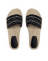 Tommy Jeans Espadrilky Colored Laces Flat Sandal EN0EN01438 Černá - Pepit.cz