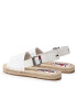 Tommy Jeans Espadrilky Essential Flat Sandal EN0EN01437 Bílá - Pepit.cz