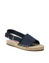 Tommy Jeans Espadrilky Essential Flat Sandal EN0EN01437 Tmavomodrá - Pepit.cz