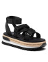 Tommy Jeans Espadrilky Rope Cleated Sandal EN0EN01804 Černá - Pepit.cz