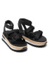 Tommy Jeans Espadrilky Rope Cleated Sandal EN0EN01804 Černá - Pepit.cz