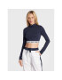 Tommy Jeans Halenka Crop Logo DW0DW13495 Tmavomodrá Regular Fit - Pepit.cz