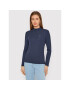 Tommy Jeans Halenka Rib Mock Neck DW0DW12014 Tmavomodrá Slim Fit - Pepit.cz