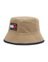 Tommy Jeans Klobouk Tjm Heritage Bucket Spliced Rev AM0AM08488 Béžová - Pepit.cz