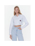 Tommy Jeans Košile DW0DW15040 Modrá Cropped Fit - Pepit.cz