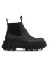 Tommy Jeans Kotníková obuv s elastickým prvkem Tjw Rubber Rain Boot EN0EN02234 Černá - Pepit.cz