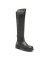 Tommy Jeans Kozačky Long Leather Boot EN0EN01993 Černá - Pepit.cz