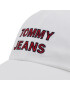 Tommy Jeans Kšiltovka Graphic Cap AW0AW10191 Bílá - Pepit.cz