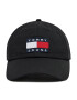 Tommy Jeans Kšiltovka Heritage Cap Print AM0AM07532 Černá - Pepit.cz