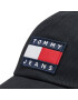 Tommy Jeans Kšiltovka Heritage Cap Seasonal AM0AM08252 Černá - Pepit.cz