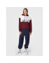 Tommy Jeans Mikina Archive DW0DW14345 Bordó Relaxed Fit - Pepit.cz