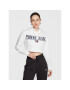 Tommy Jeans Mikina Archive DW0DW14927 Bílá Cropped Fit - Pepit.cz