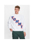 Tommy Jeans Mikina Boxy College DM0DM16379 Bílá Boxy Fit - Pepit.cz