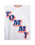 Tommy Jeans Mikina Boxy College DM0DM16379 Bílá Boxy Fit - Pepit.cz