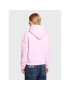 Tommy Jeans Mikina Center Badge Fleece DW0DW14690 Růžová Regular Fit - Pepit.cz