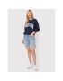 Tommy Jeans Mikina College DW0DW12714 Tmavomodrá Relaxed Fit - Pepit.cz