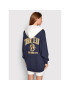 Tommy Jeans Mikina College Logo DW0DW13581 Tmavomodrá Oversize - Pepit.cz