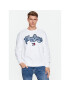 Tommy Jeans Mikina College Pop DM0DM16383 Bílá Relaxed Fit - Pepit.cz