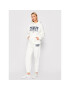 Tommy Jeans Mikina Collegiate DW0DW12102 Bílá Relaxed Fit - Pepit.cz