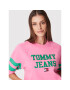 Tommy Jeans Mikina DW0DW14213 Růžová Cropped Fit - Pepit.cz