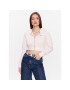 Tommy Jeans Mikina DW0DW15414 Růžová Cropped Fit - Pepit.cz