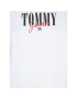 Tommy Jeans Mikina Essential Logo 1+ DW0DW16397 Bílá Relaxed Fit - Pepit.cz